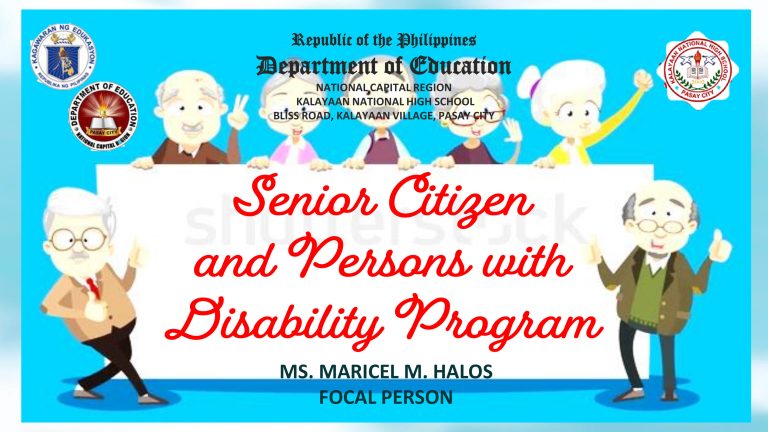 Senior Citizen and Persons with Disability Program-1
